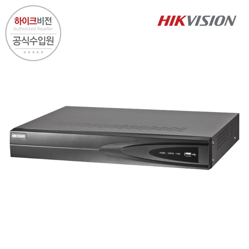 [HIKVISION] 하이크비전 DS-7604NI-K1/4P 4채널 네트워크 녹화기