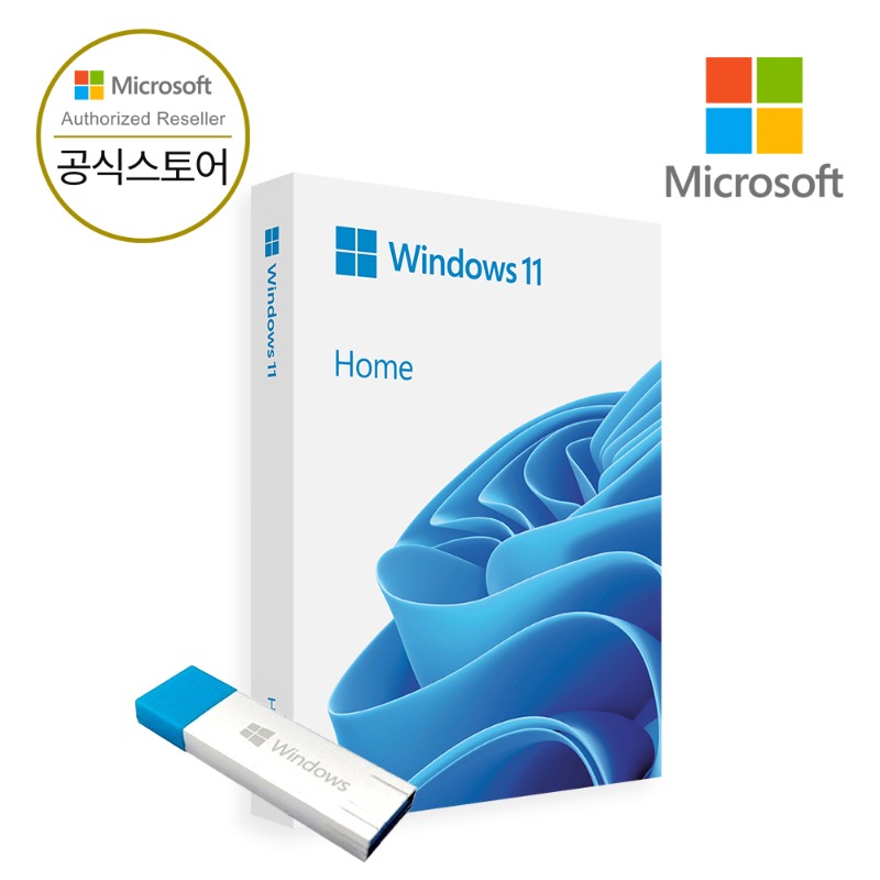 [ Microsoft 코리아 ] 마이크로소프트 Windows 11 Home 처음사용자용 한글